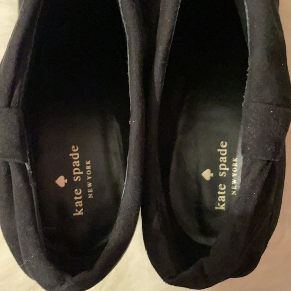 Kate Spade ♠️ black suede booties. Size 10. FIRM - Picture 9 of 10